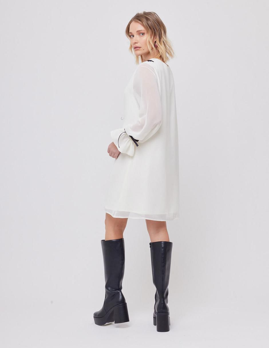 Vestido a la rodilla formal para mujer