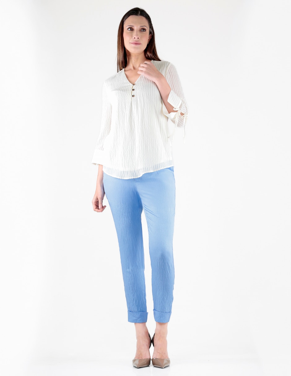 Blusa manga 3/4 para mujer 10