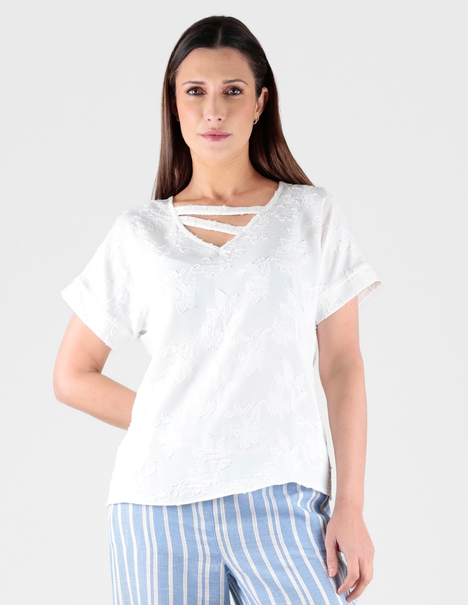 Blusa manga corta para mujer Blusa manga corta para mujer