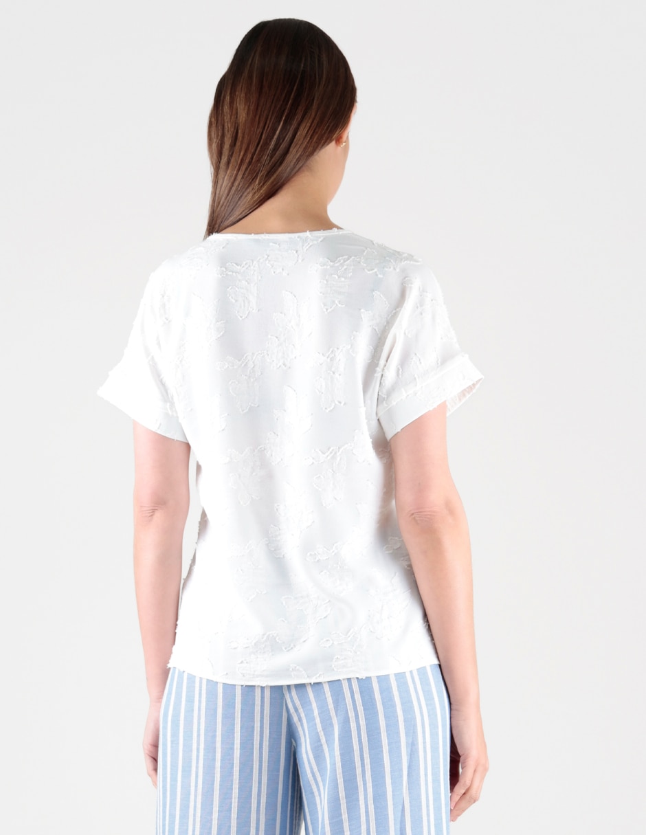 Blusa manga corta para mujer 2