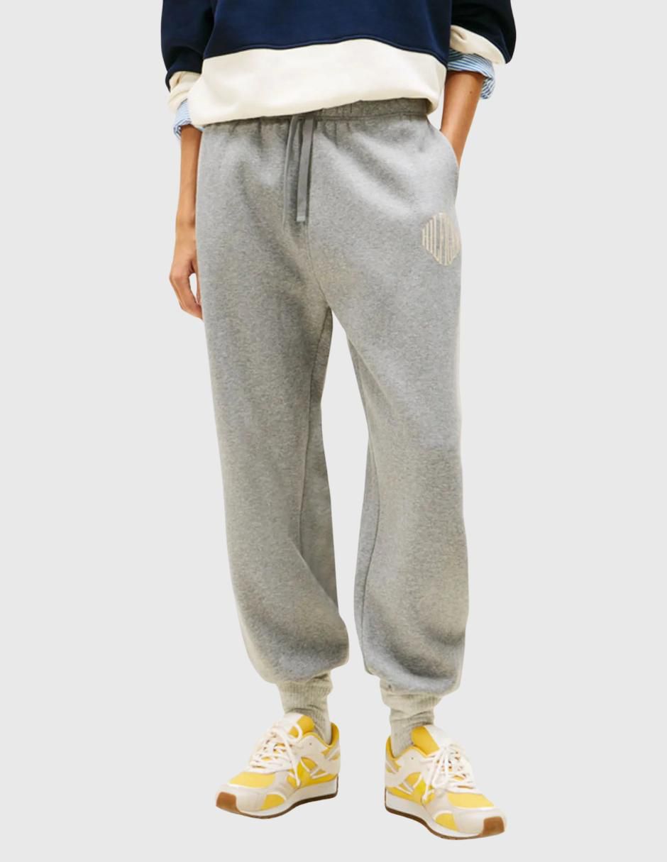 Pants amplio con jareta para mujer