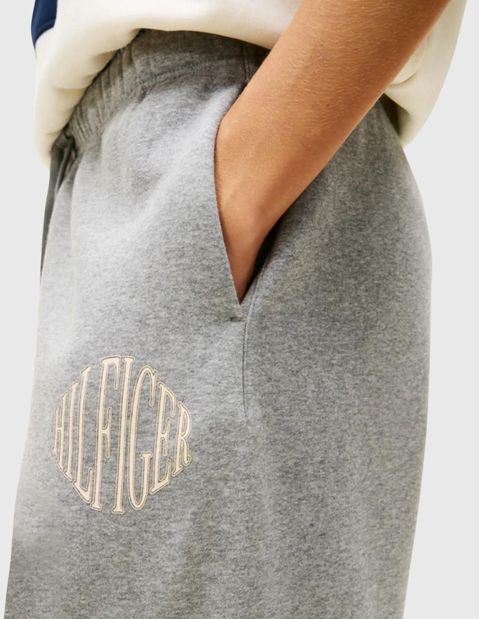 Pants amplio con jareta para mujer