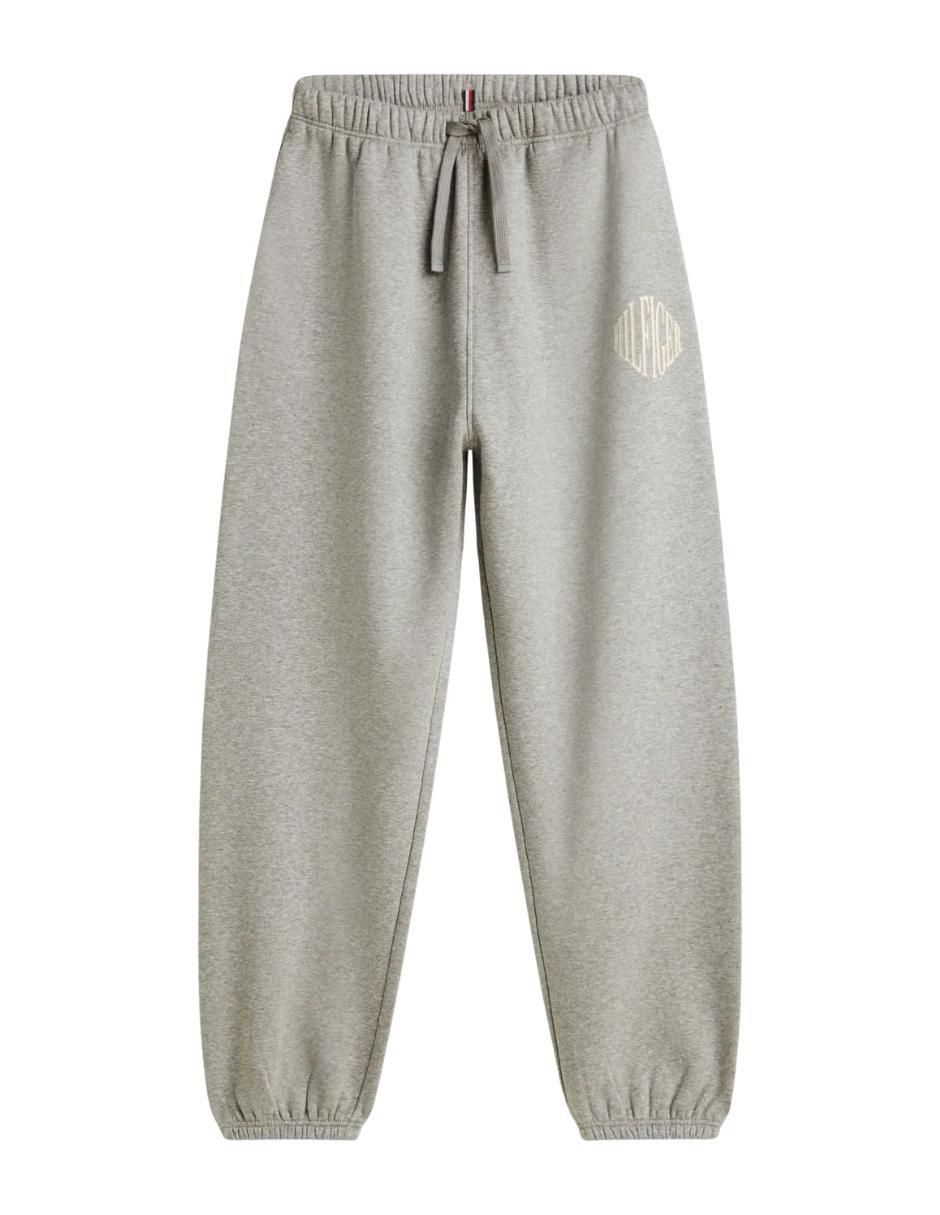 Pants amplio con jareta para mujer