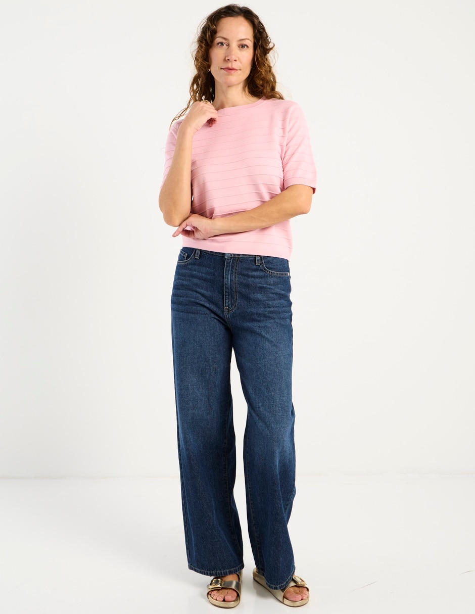 Suéter cuello redondo para mujer 3
