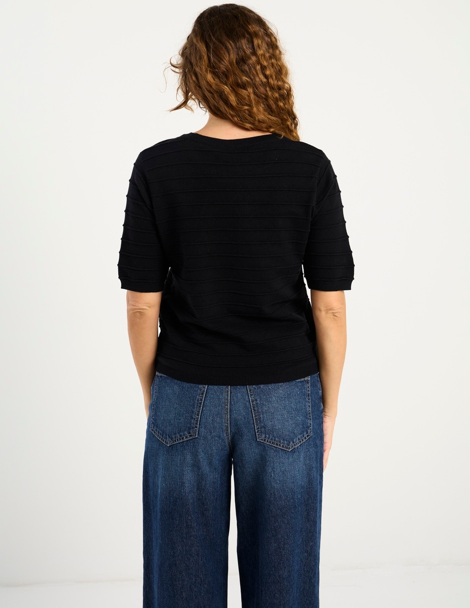 Suéter cuello redondo para mujer 6