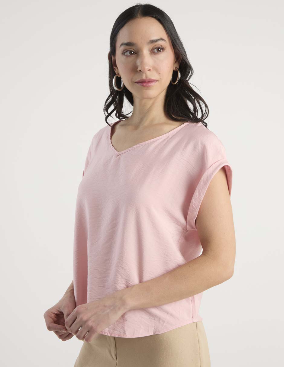 Blusa manga corta para mujer 2