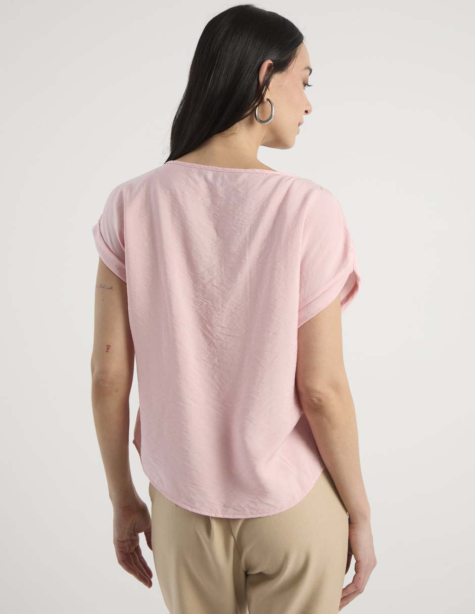 Blusa manga corta para mujer 6