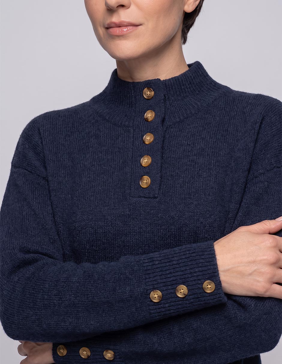 Suéter cuello alto para mujer 2