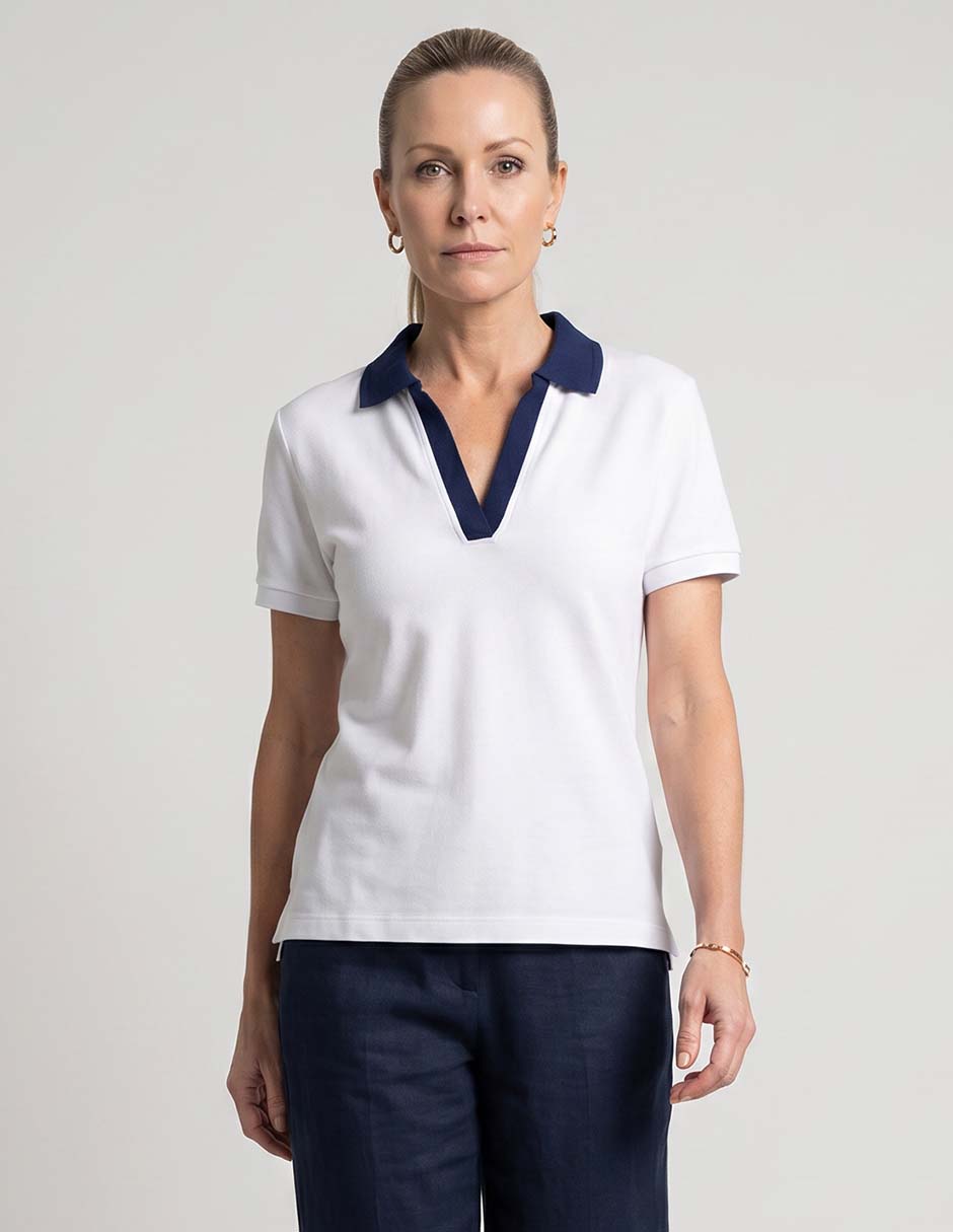 Playera tipo polo para mujer Playera tipo polo para mujer