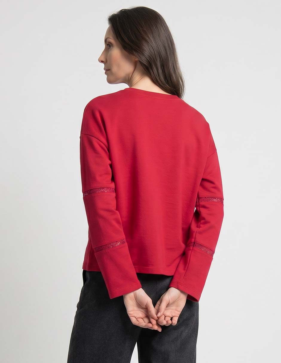 PLAYERA LIEB LB2608-P13 LIS, M, CEREZA