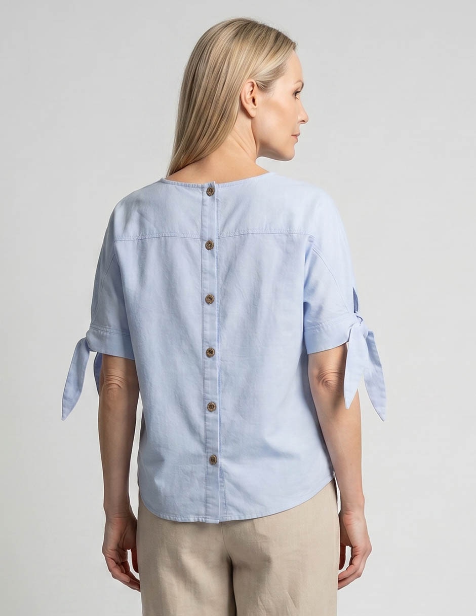 Blusa manga corta para mujer 3