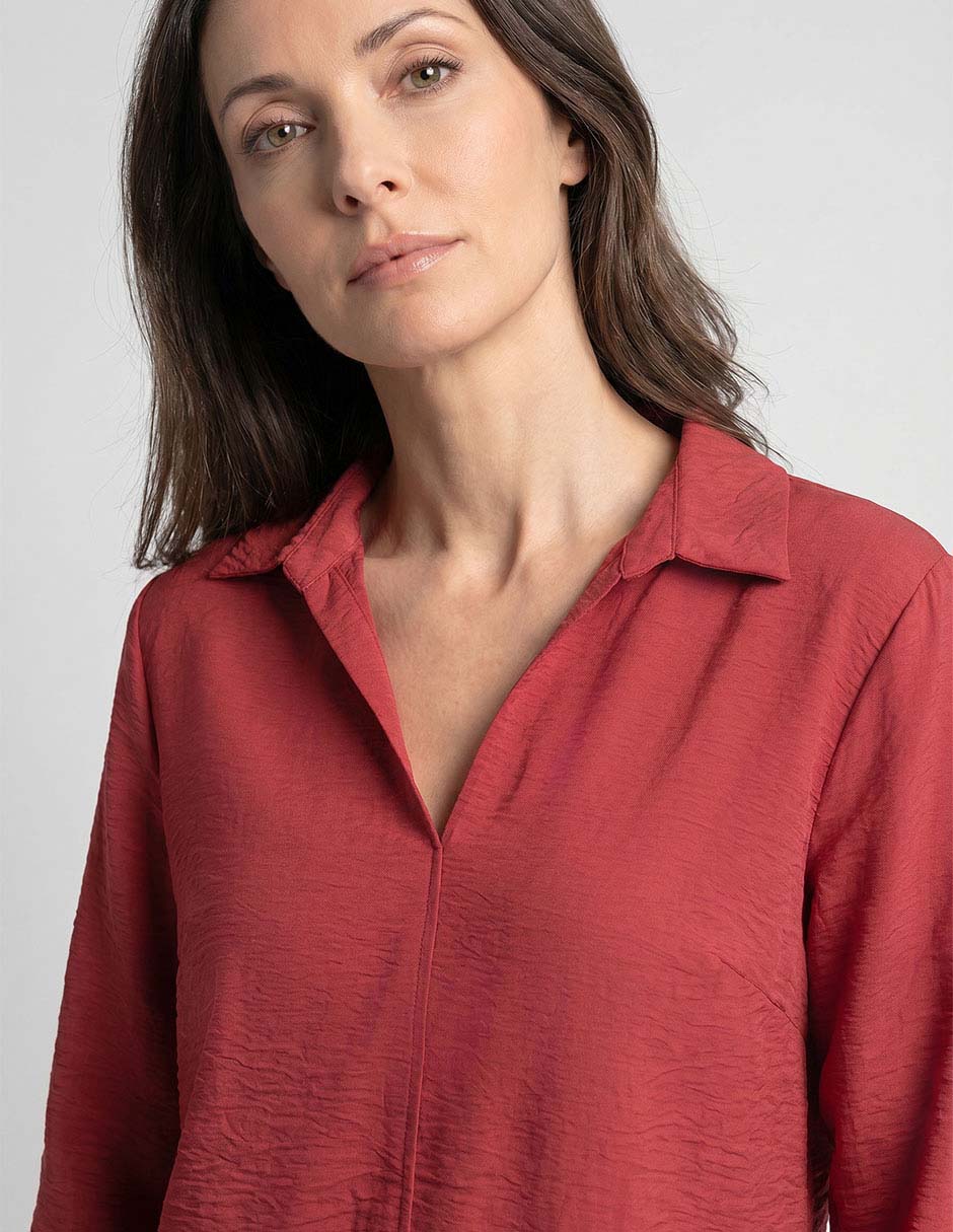 Blusa manga larga para mujer