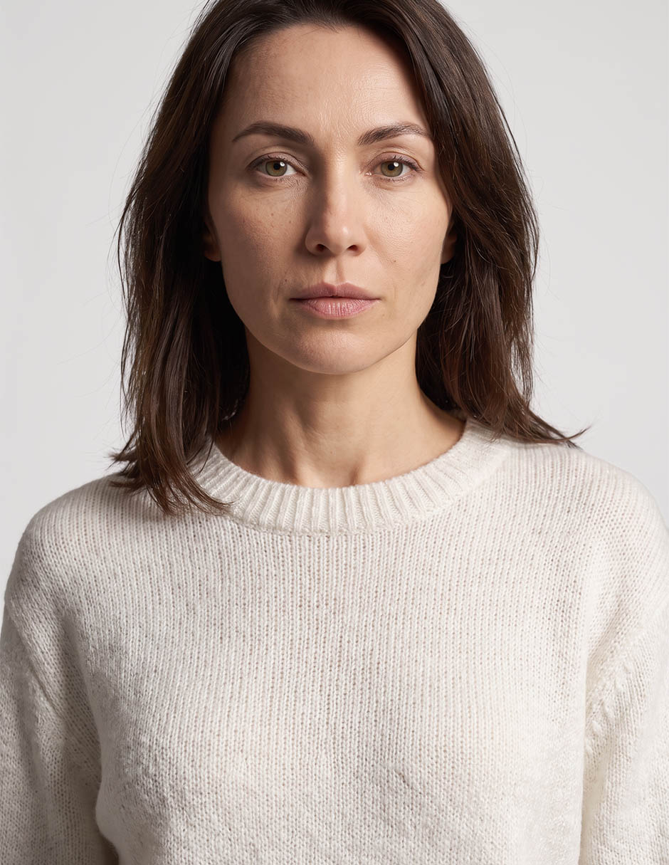 Suéter cuello redondo para mujer 3