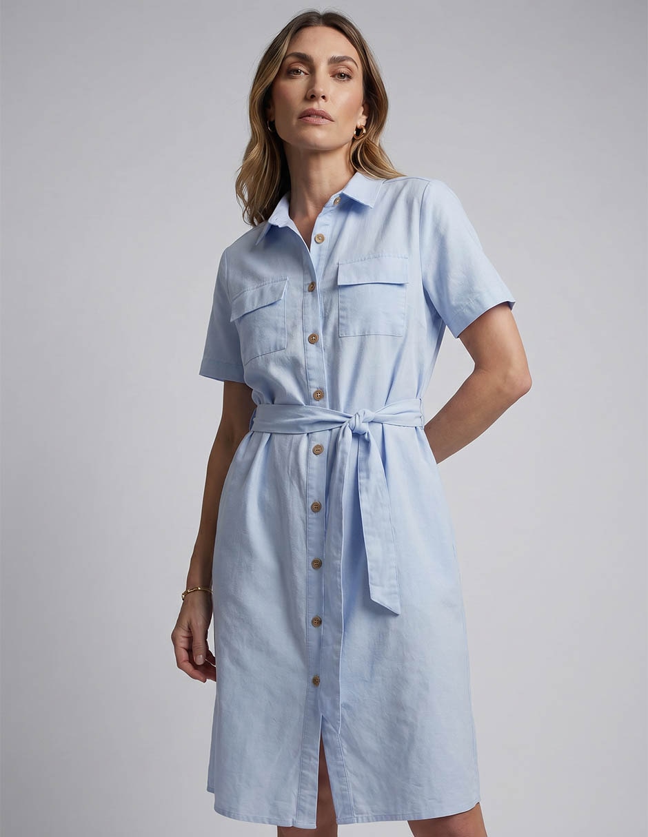 Vestido 3/4 casual para mujer