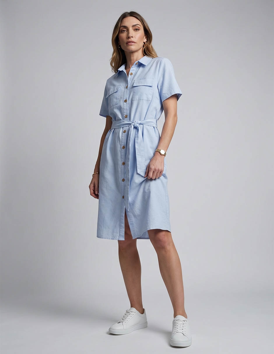 Vestido 3/4 casual para mujer