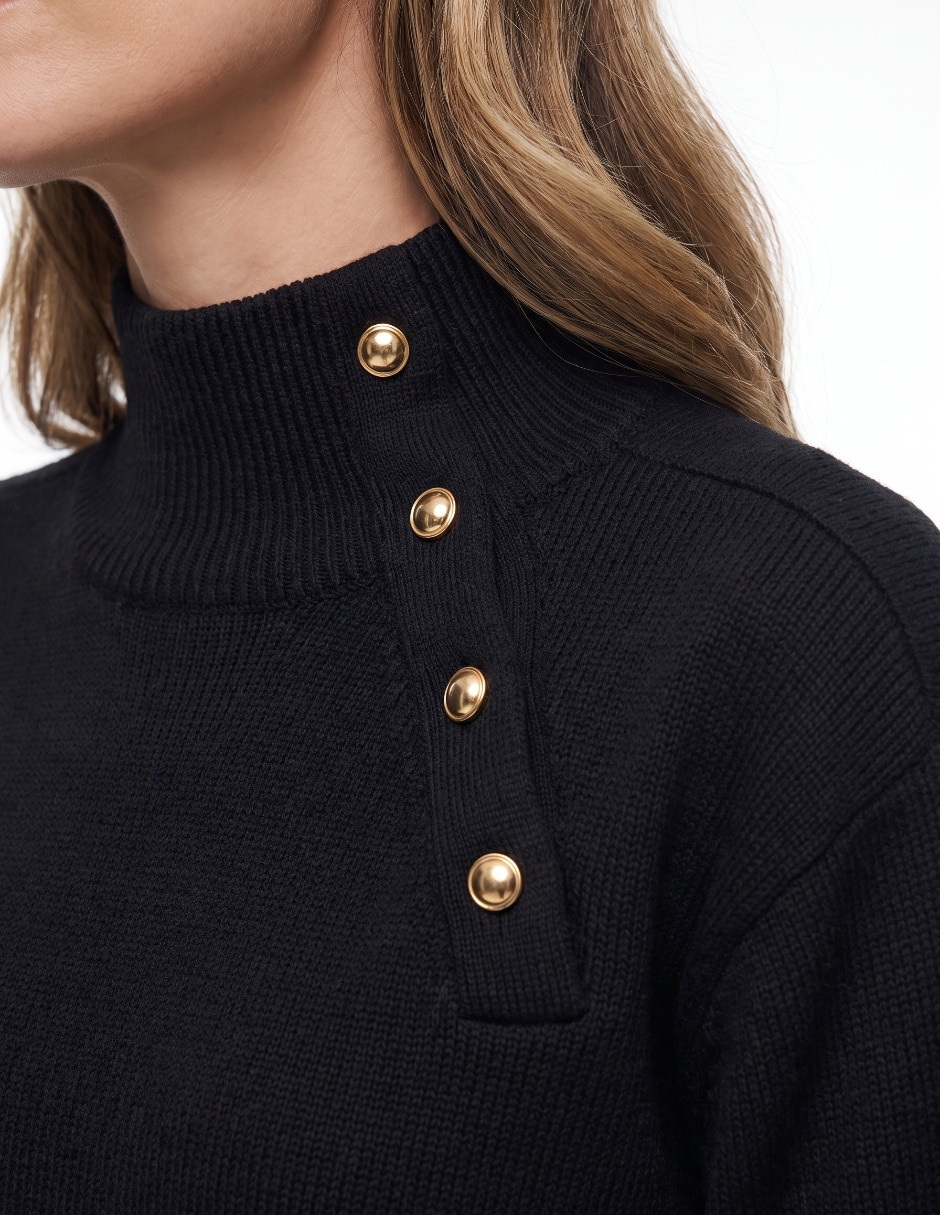 Suéter cuello alto para mujer 3