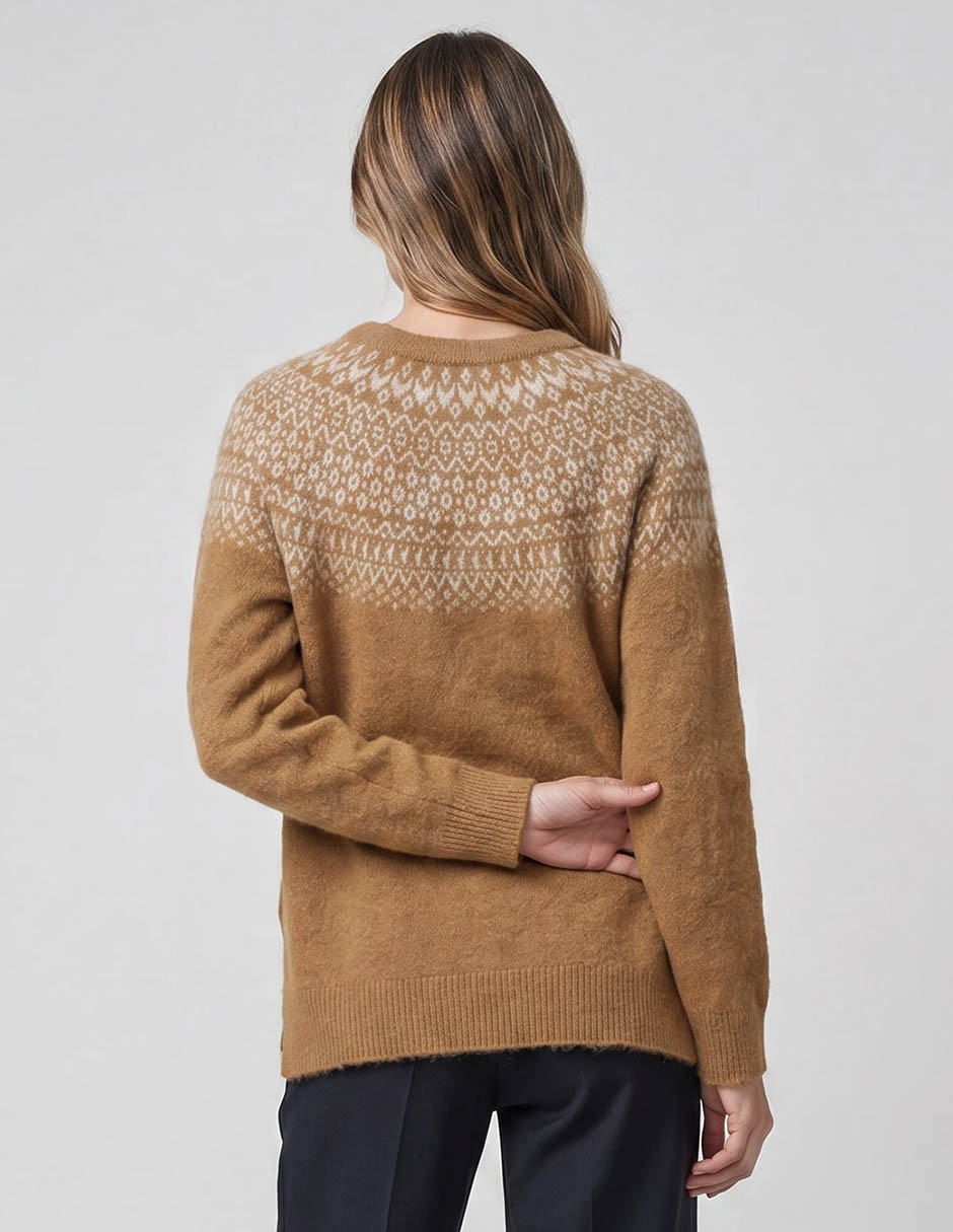 Suéter cuello redondo para mujer 3