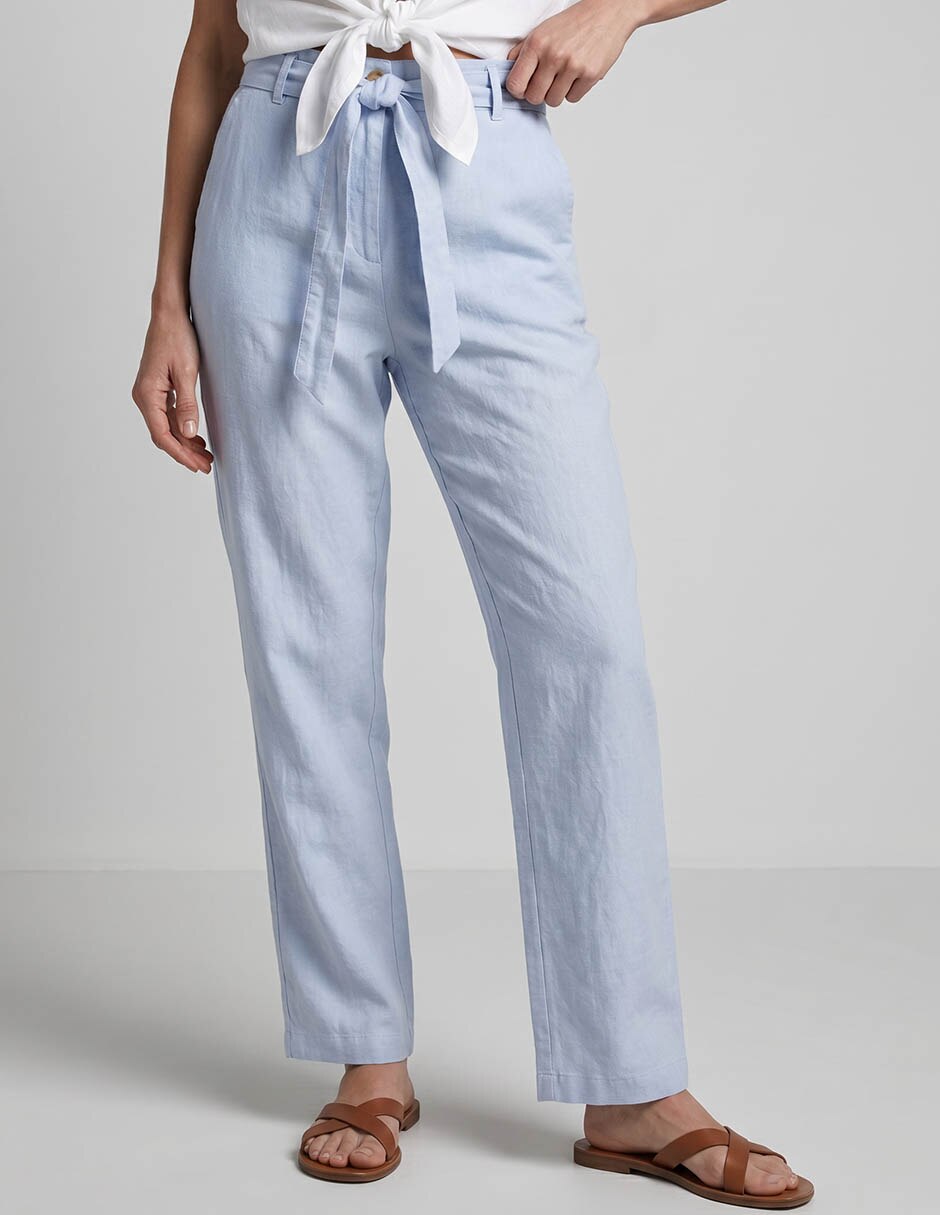 Pantalón relaxed straight para mujer