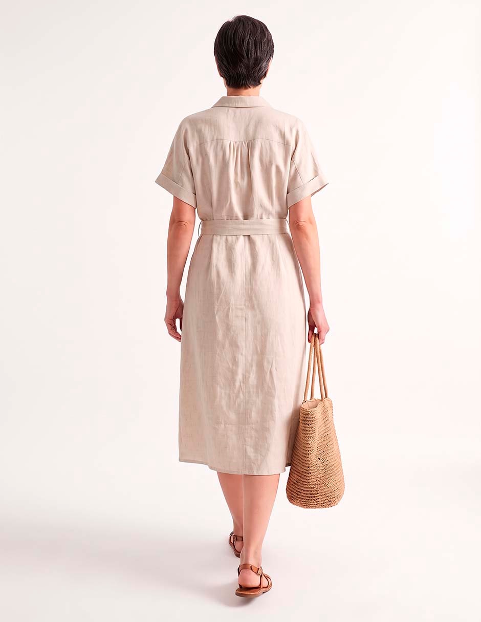 Vestido 3/4 casual para mujer 2