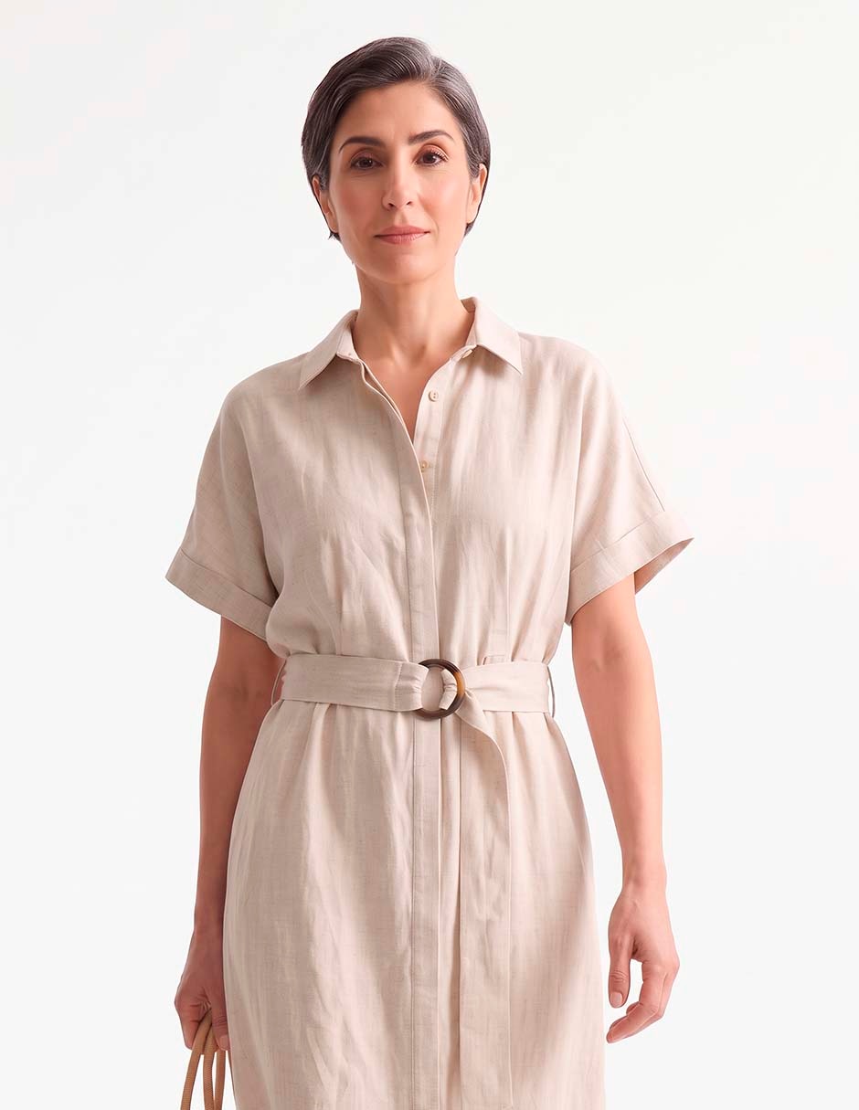 Vestido 3/4 casual para mujer 4
