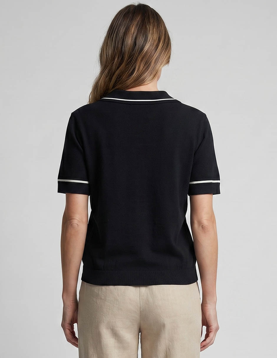 Playera tipo polo para mujer 3