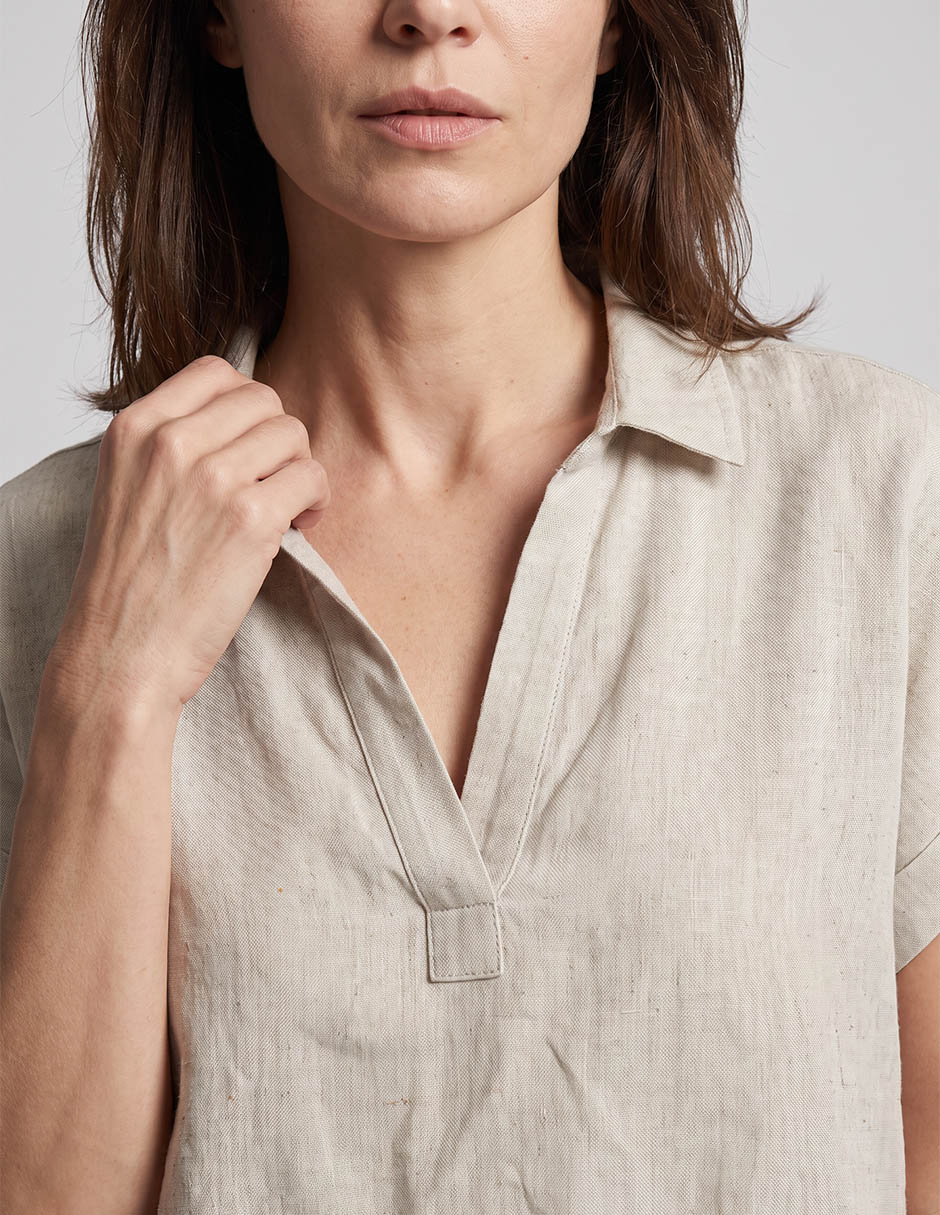 Blusa manga corta para mujer 3