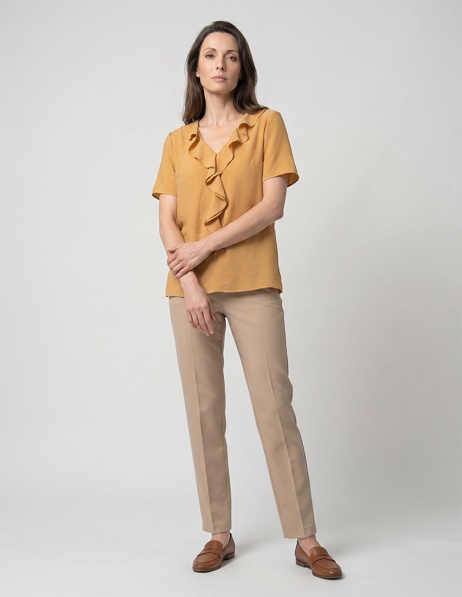 Blusa manga corta para mujer 3