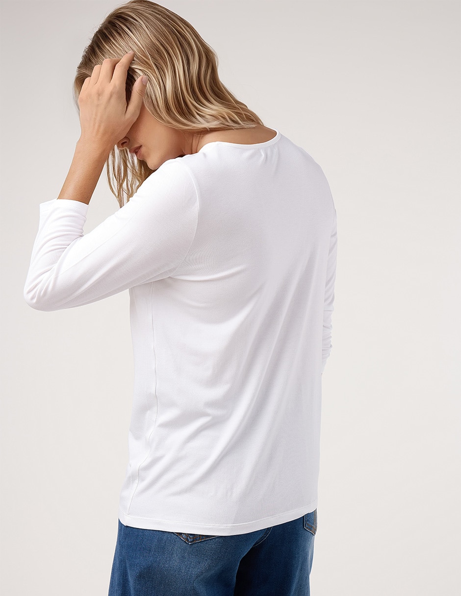 Blusa manga larga para mujer 2