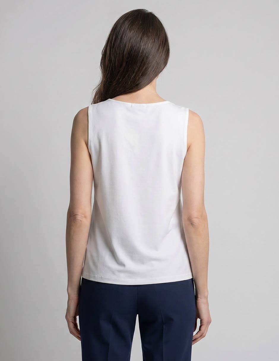 Playera cuello v para mujer 2
