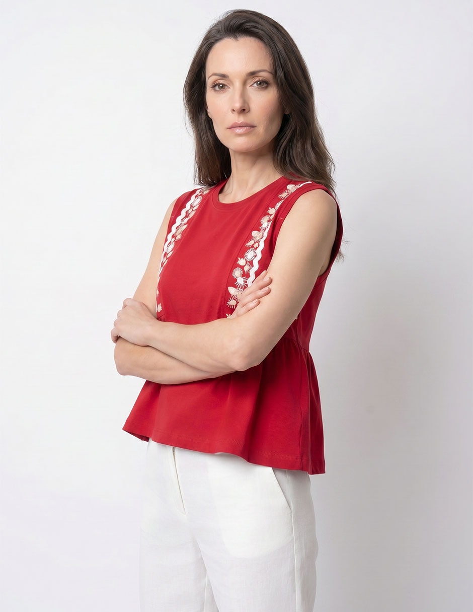 Playera Dándara cuello redondo para mujer