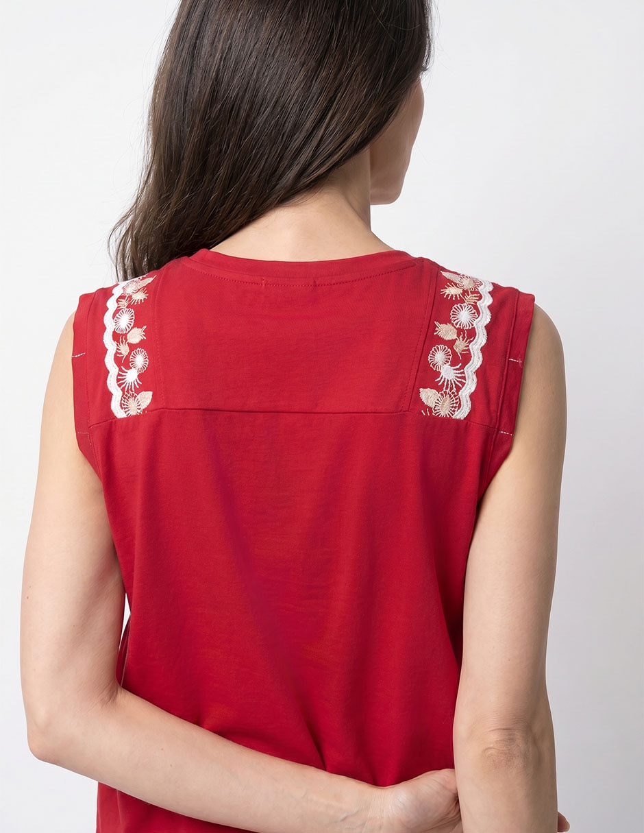 Playera Dándara cuello redondo para mujer