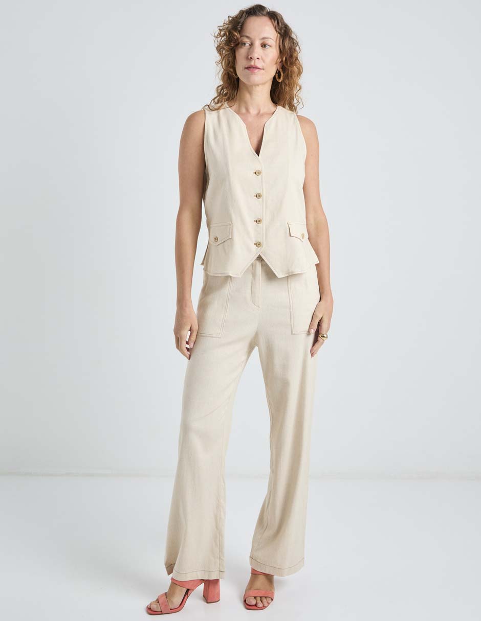 Pantalón carpenter regular para mujer 2