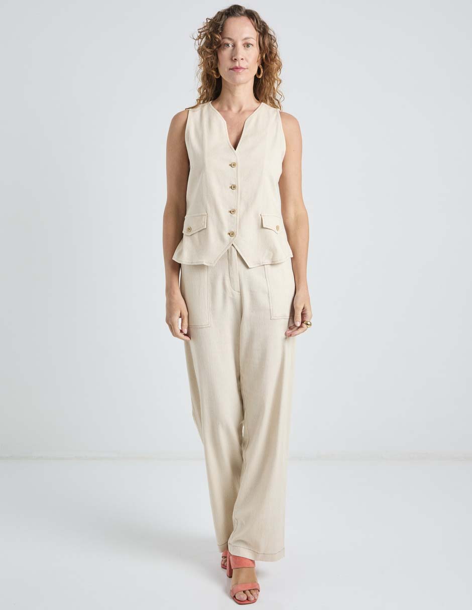 Pantalón carpenter regular para mujer 3
