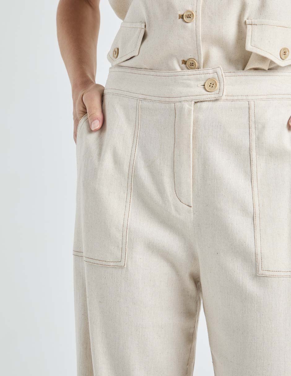 Pantalón carpenter regular para mujer 5