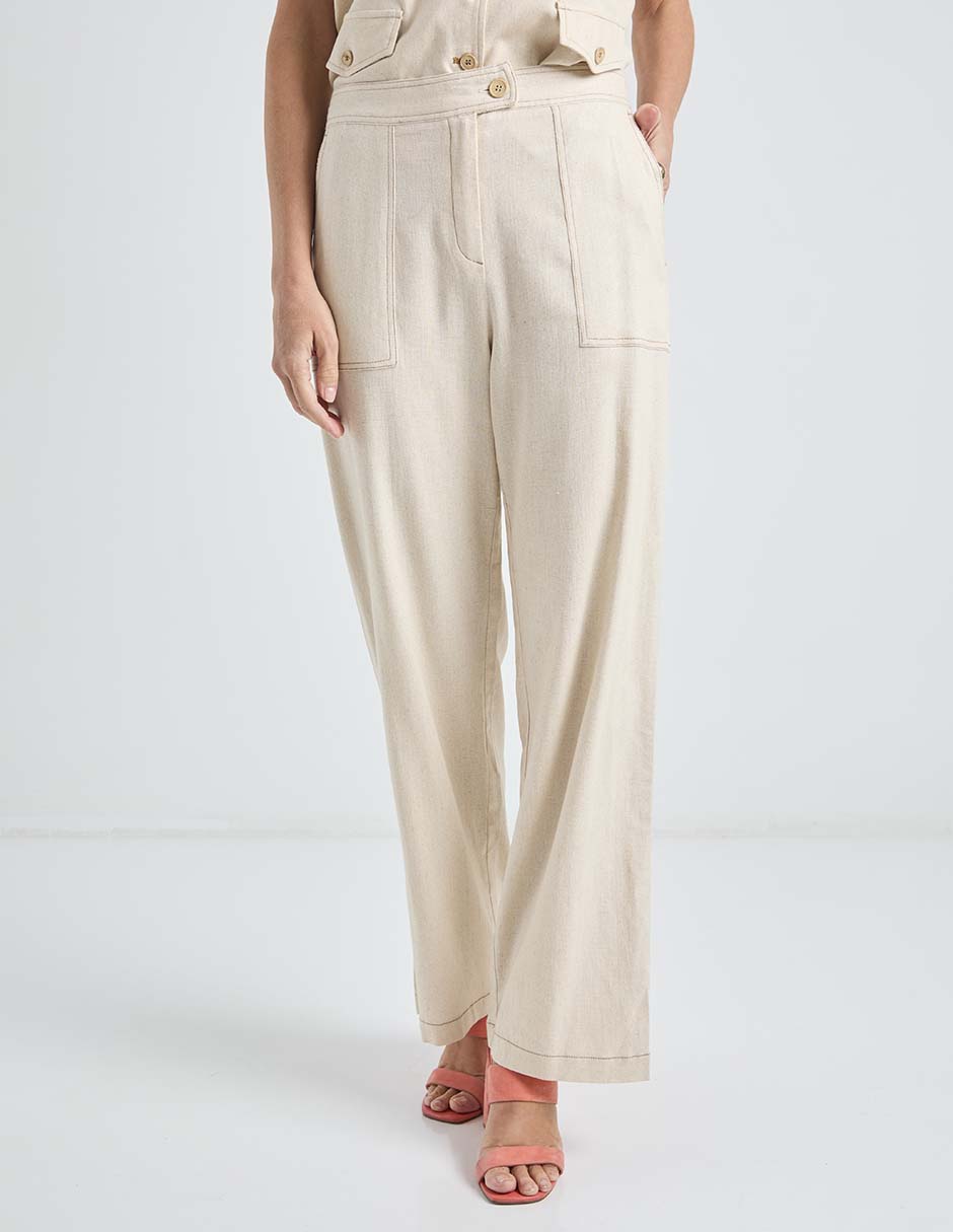 Pantalón carpenter regular para mujer