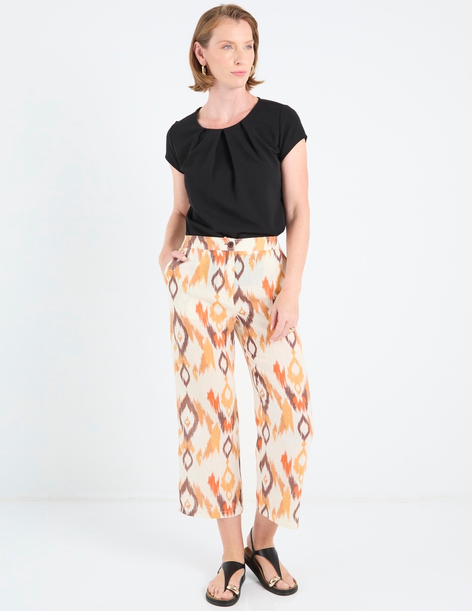 Pantalón regular para mujer 4