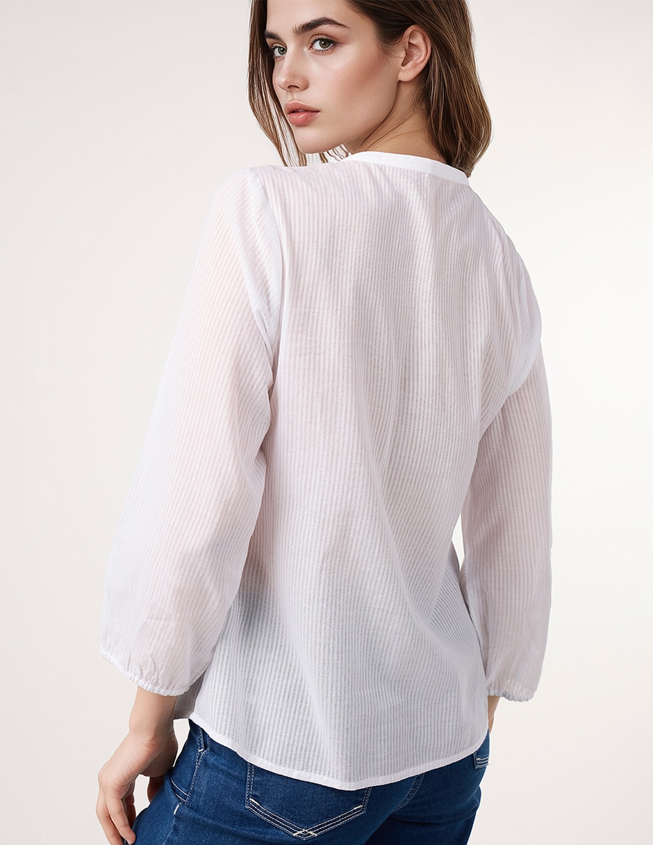 Blusa manga larga para mujer 3