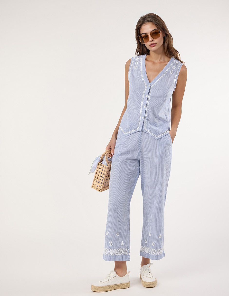 Pantalón regular para mujer 3