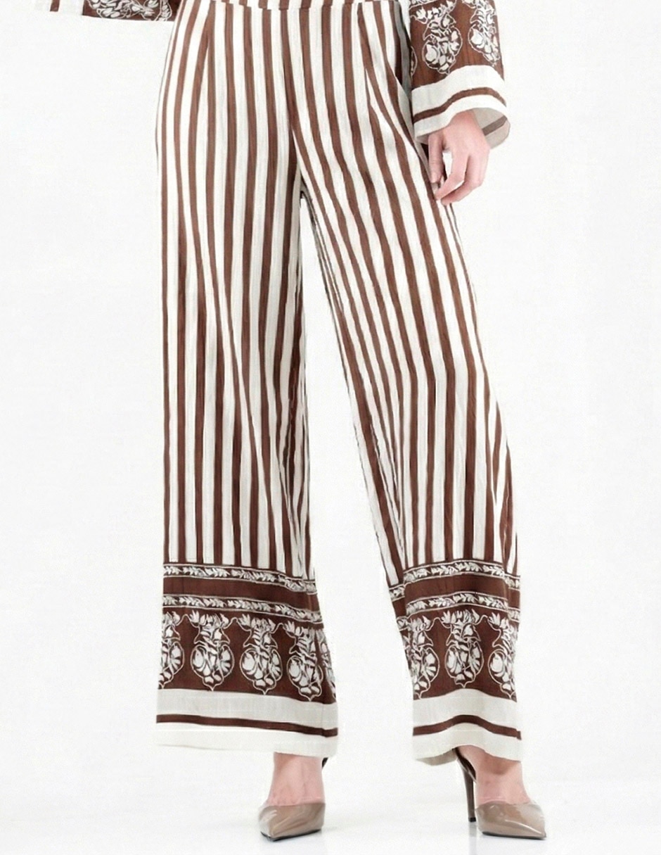Pantalón relaxed Trinity wide leg para mujer