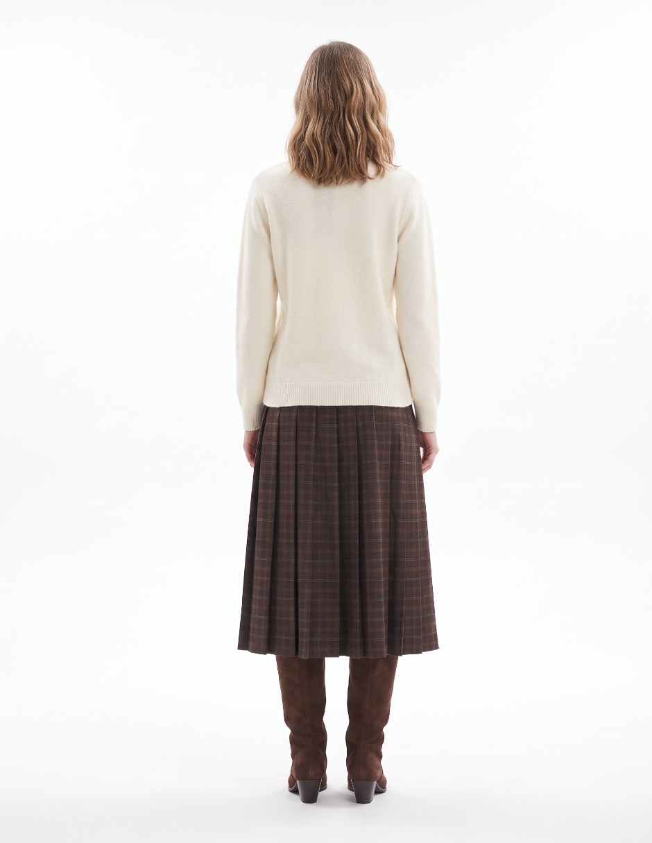 Suéter navideño cuello redondo para mujer 3