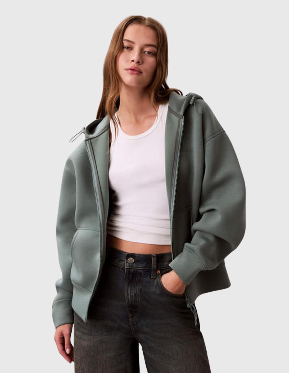 Sudadera con cierre completo para mujer
