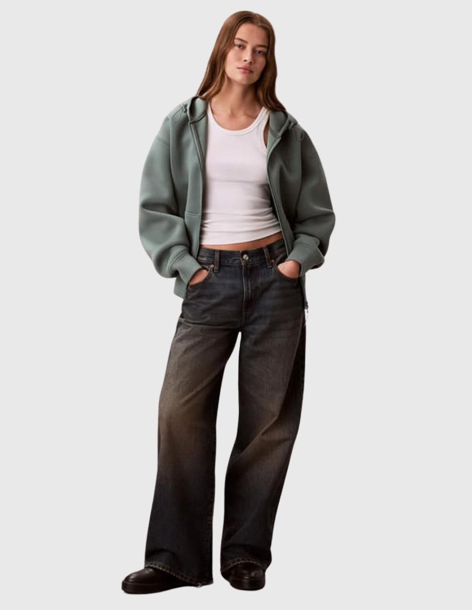 Sudadera con cierre completo para mujer
