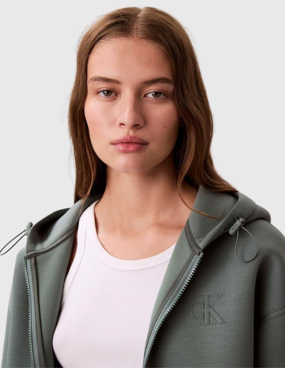 Sudadera con cierre completo para mujer