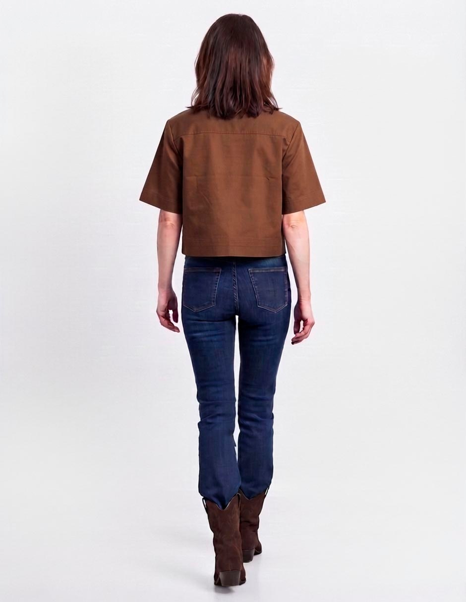 Blusa manga corta para mujer 3