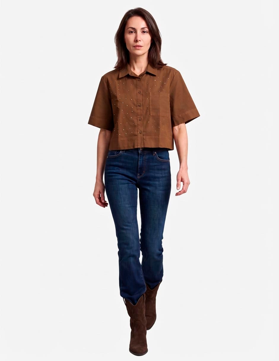 Blusa manga corta para mujer 2