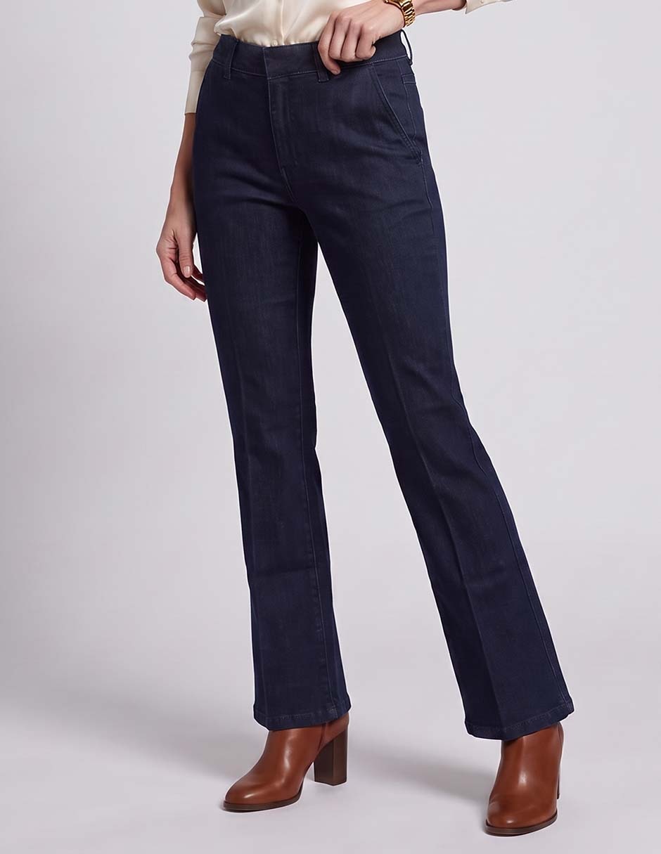 Jeans slim corte a la cintura para mujer Jeans slim corte a la cintura para mujer