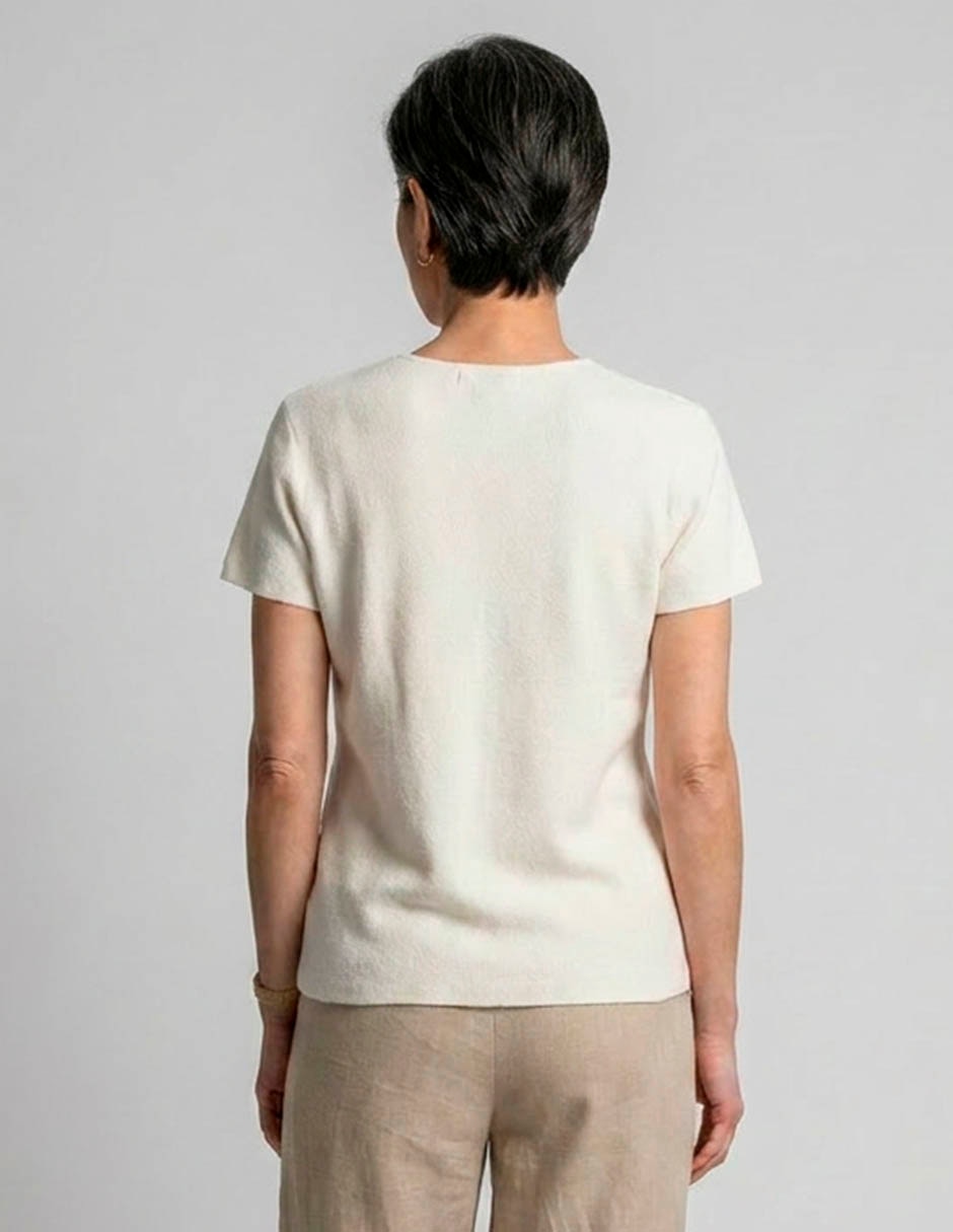 Blusa cuello V para mujer 2
