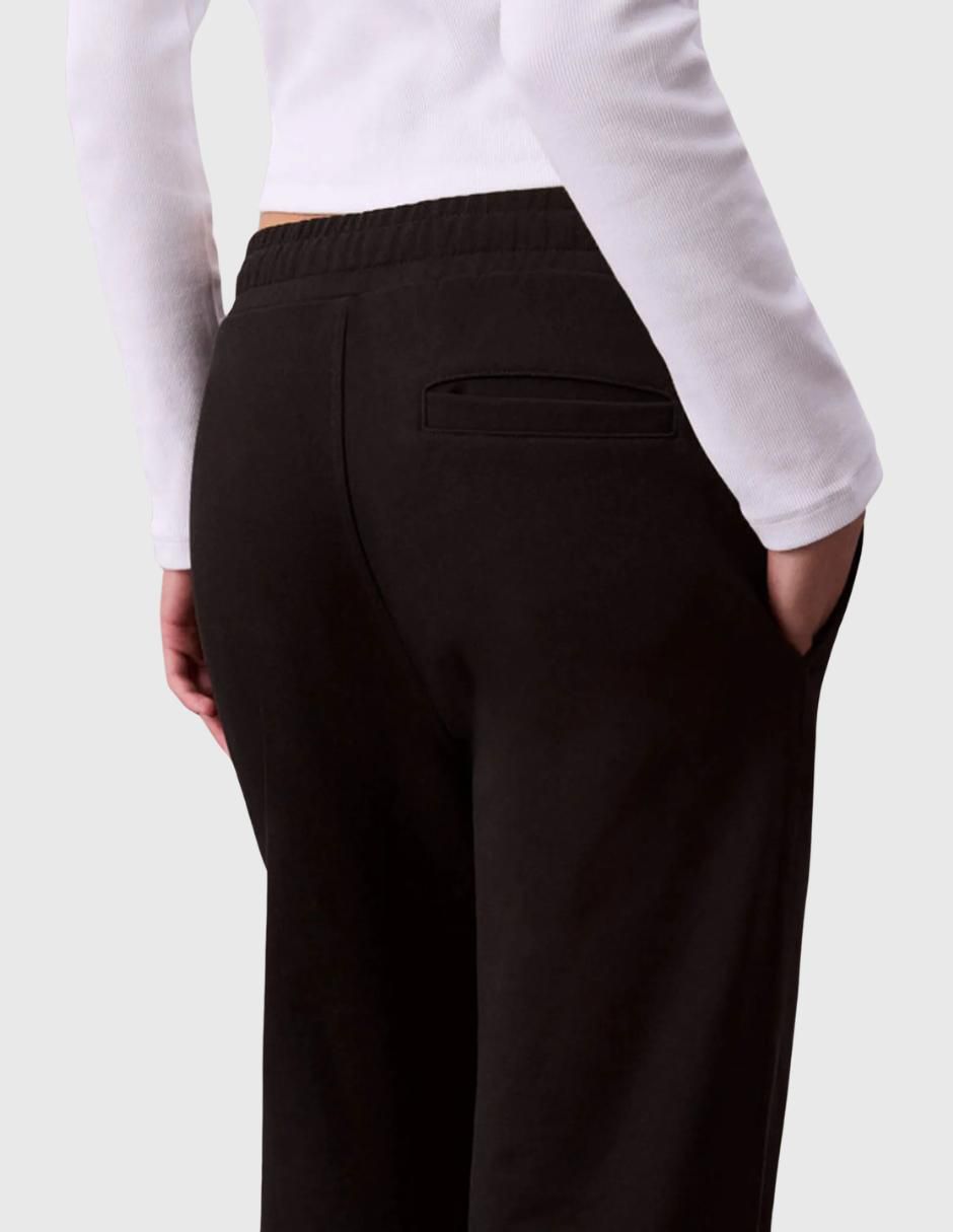 Pants regular con elástico para mujer