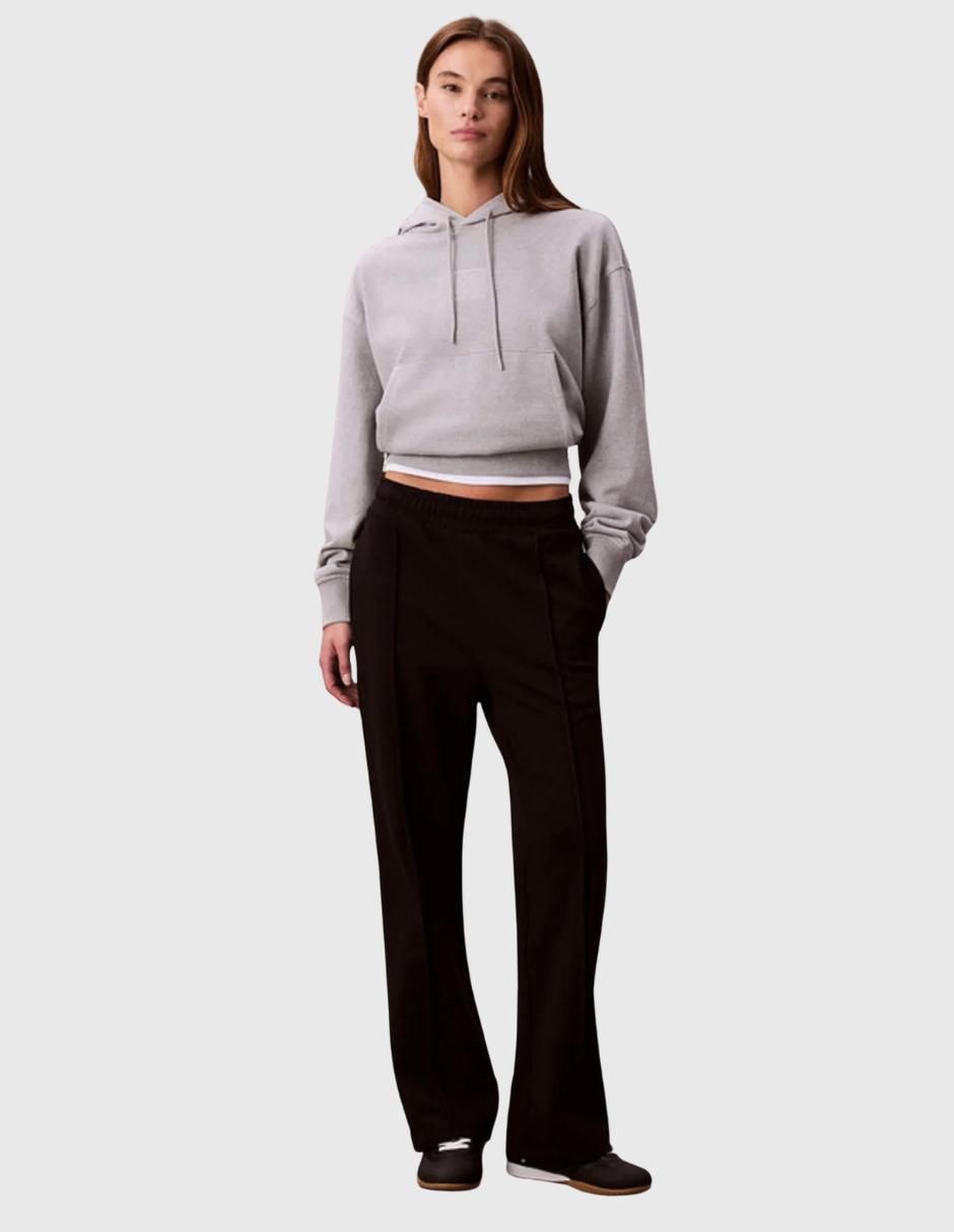 Pants regular con elástico para mujer