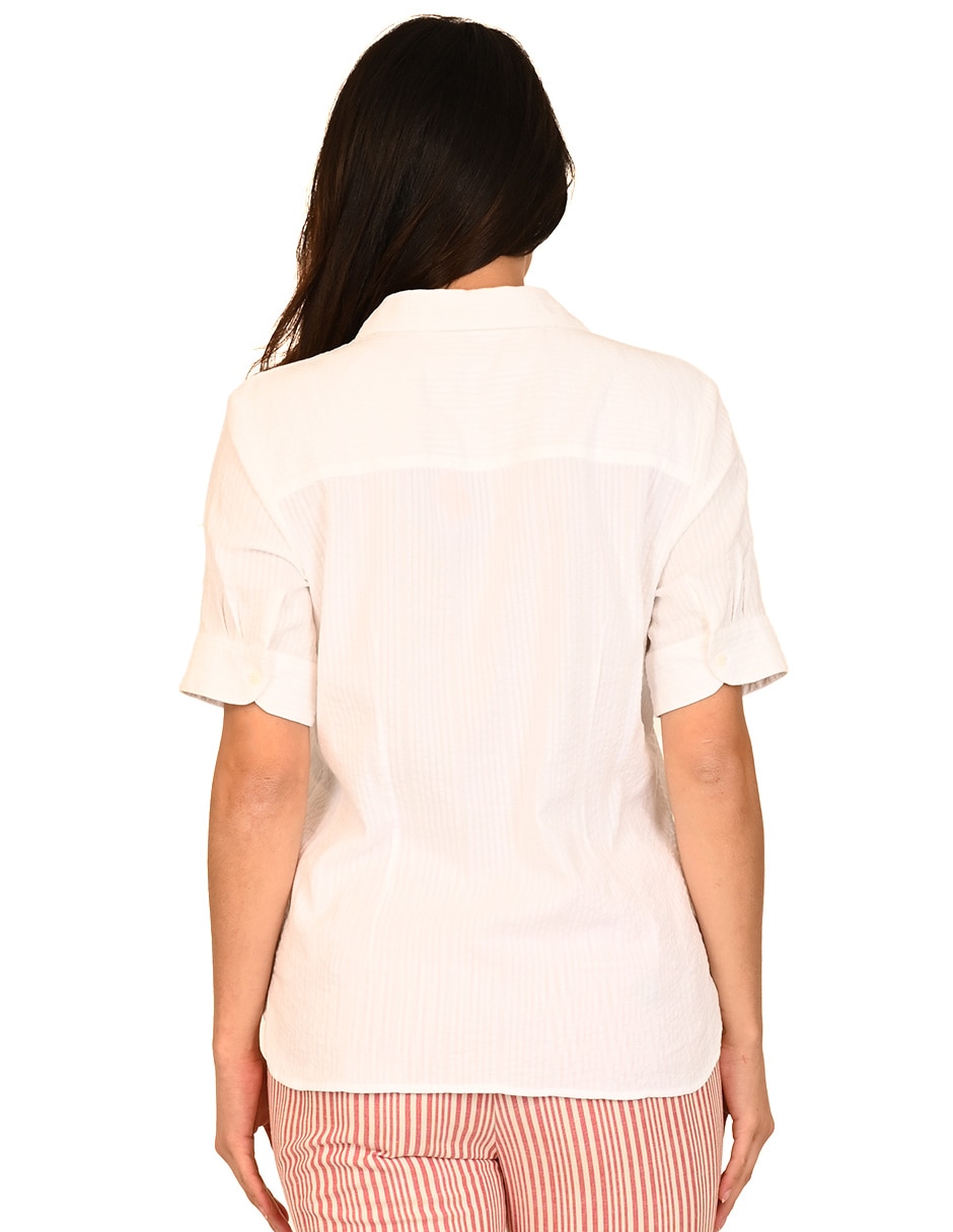 Blusa manga corta para mujer 6